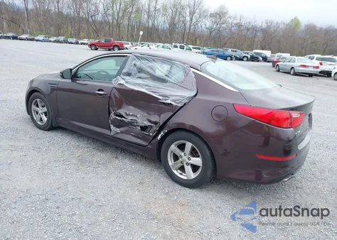 2015 Kia Optima Lx z USA, uszkodzony, nr VIN 5XXGM4A76FG404790